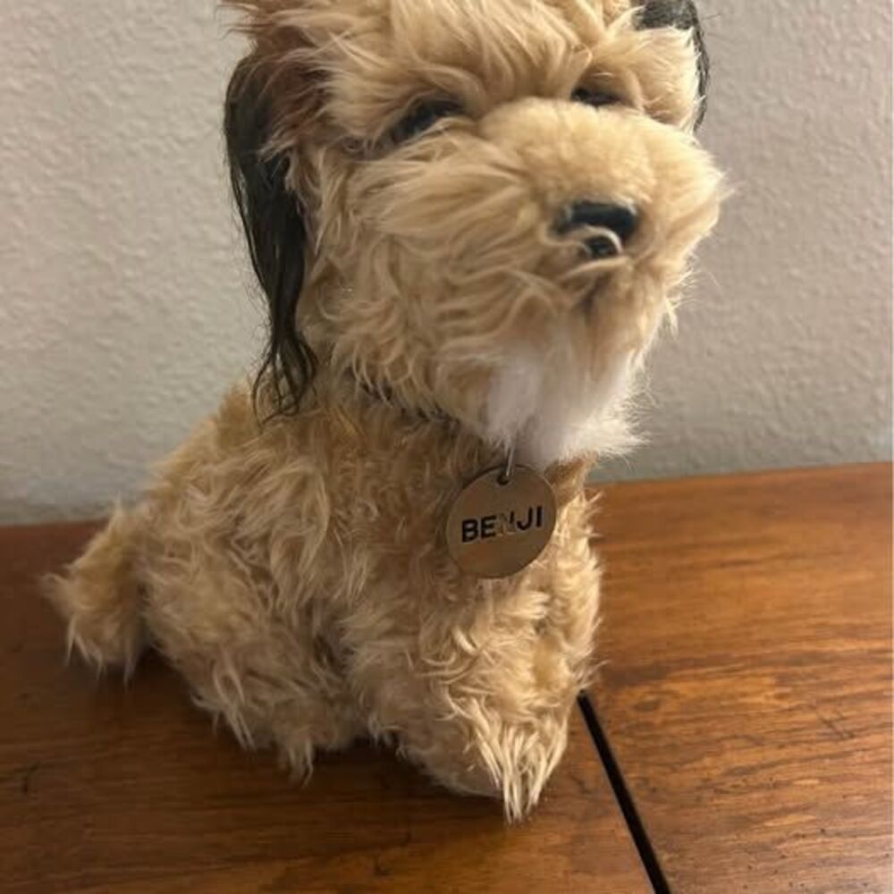 Vintage Dakin 10" Benji Stuffed Plush Dog